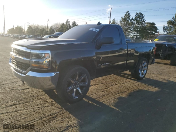 2018 Chevrolet Silverado 1500 Work Truck with VIN 1GCNCNEC7JZ110800, listed as a Copart auction lot 49587534 with 53,352 mi miles and Non Repairable. Bid and sale history available at carsss.com. Image 1.