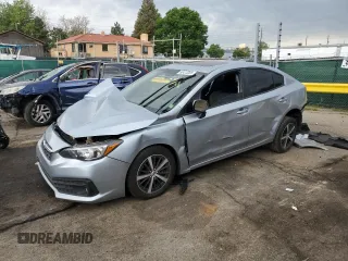 2022 Subaru Impreza Premium with VIN 4S3GKAD61N3607317, listed as a Copart auction lot 60470265 with 96,523 mi miles and Salvage title. Bid and sale history available at DreamBid. Image 1.