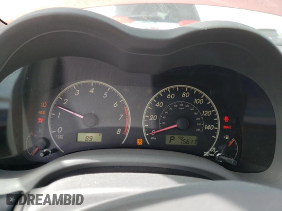 2010 Toyota Corolla with VIN JTDBU4EE7A9122764, listed as a Copart auction lot 49277855 with 75,617 mi miles and Salvage Title. Bid and sale history available at DreamBid. Image 9.