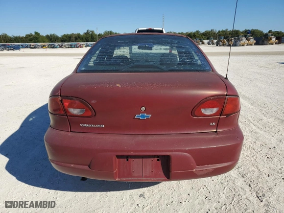 2001 Chevrolet Cavalier LS with VIN 1G1JF524017233216, listed as a Copart auction lot 81670054 with 0 mi miles and Salvage Title. Bid and sale history available at carsss.com. Image 6.
