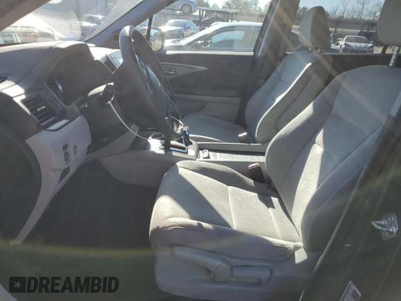 2016 Honda Pilot LX with VIN 5FNYF5H15GB026763, listed as a Copart auction lot 46741935 with 158,342 mi miles and Salvage Title. Bid and sale history available at DreamBid. Image 7.