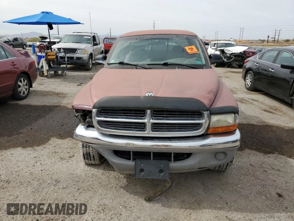 2001 Dodge Dakota Sport z VIN 1B7GG22N81S152399, wystawiony jako Copart lot #58543135 z przebiegiem 218 133 mil mil oraz Szkoda całkowita • Salvage title. Historia ofert i sprzedaży dostępna na DreamBid. Obrazek 5.