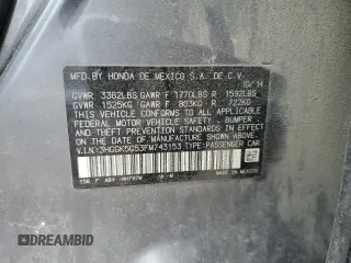 2015 Honda Fit LX with VIN 3HGGK5G53FM743153, listed as a Copart auction lot 50105065 with 146,281 mi miles and Salvage Title. Bid and sale history available at carsss.com. Image 12.
