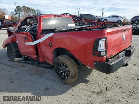 2017 Ram 1500 Tradesman with VIN 3C6JR6AG0HG695930, listed as a Copart auction lot 82002214 with Not provided miles and Non repairable. Bid and sale history available at DreamBid. Image 2.