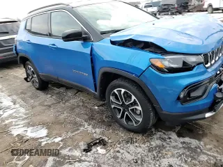 2024 Jeep Compass Limited with VIN 3C4NJDCN7RT602461, listed as a Copart auction lot 44911585 with 14,727 mi miles and Salvage Title. Bid and sale history available at carsss.com. Image 12.