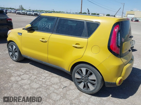 2014 Kia Soul + with VIN KNDJX3A52E7028473, listed as a IAAI auction lot 42161034 with 143,328 mi miles and . Bid and sale history available at DreamBid. Image 3.