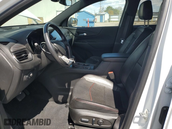 2022 Chevrolet Equinox RS with VIN 3GNAXWEV5NS113344, listed as a Copart auction lot 54117825 with 37,261 mi miles and Salvage title. Bid and sale history available at DreamBid. Image 7.