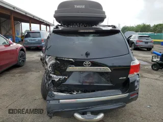2013 Toyota Highlander Limited with VIN 5TDDK3EH6DS219401, listed as a Copart auction lot 62085705 with 282,264 mi miles and Salvage title. Bid and sale history available at DreamBid. Image 6.