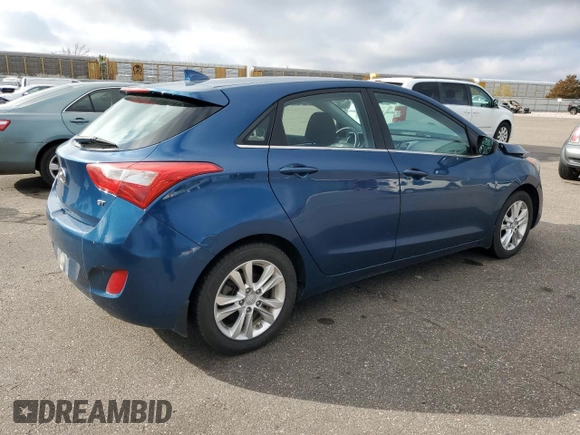 2013 Hyundai Elantra GT with VIN KMHD35LEXDU152018, listed as a Copart auction lot 79480844 with 123,201 mi miles and Salvage Title. Bid and sale history available at carsss.com. Image 3.