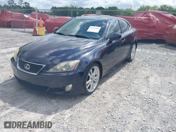 2006 Lexus IS 250 with VIN JTHBK262962002770, listed as a IAAI auction lot 42264229 with 294,844 mi miles and . Bid and sale history available at DreamBid. Image 2.