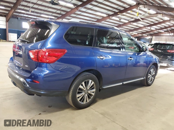 2020 Nissan Pathfinder S with VIN 5N1DR2AM7LC611730, listed as a Copart auction lot 43418655 with 119,423 mi miles and Clean Title. Bid and sale history available at carsss.com. Image 3.