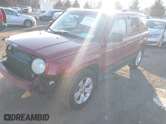 2013 Jeep Patriot Sport with VIN 1C4NJRBB5DD108697, listed as a IAAI auction lot 41374016 with 110,276 mi miles and . Bid and sale history available at carsss.com. Image 17.