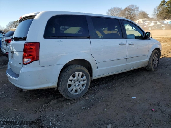 2017 Dodge Grand Caravan SE with VIN 2C4RDGBG6HR827887, listed as a Copart auction lot 88689165 with 209,431 mi miles and Salvage Title. Bid and sale history available at carsss.com. Image 3.