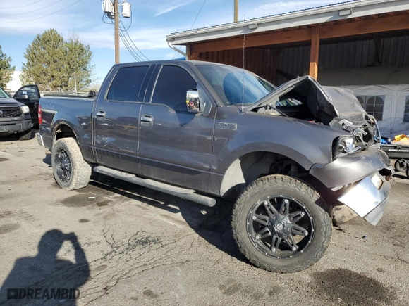 2004 Ford F-150 XLT with VIN 1FTPW14544KD17475, listed as a Copart auction lot 48552885 with 167,882 mi miles and Salvage Title. Bid and sale history available at carsss.com. Image 4.