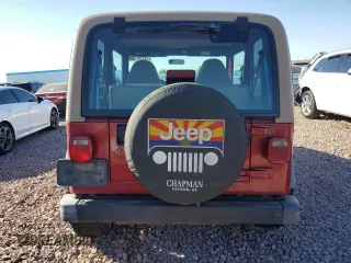 1998 Jeep Wrangler SE with VIN 1J4FY29P7WP792463, listed as a Copart auction lot 72254154 with 179,114 mi miles and Salvage Title. Bid and sale history available at carsss.com. Image 6.
