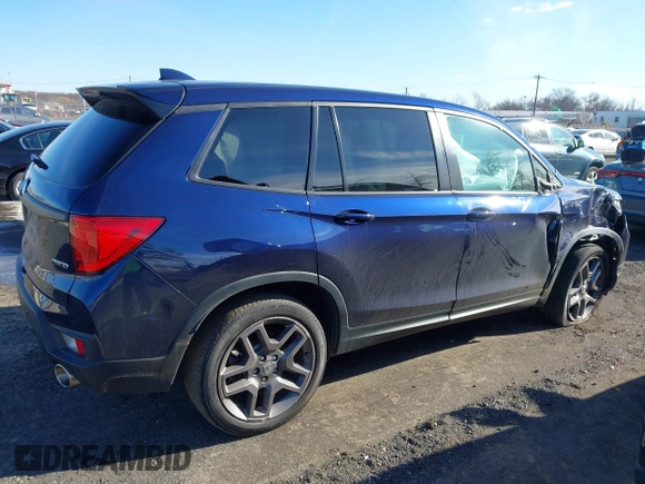 2023 Honda Passport EX-L with VIN 5FNYF8H51PB028045, listed as a IAAI auction lot 41609342 with 52,920 mi miles and . Bid and sale history available at DreamBid. Image 14.