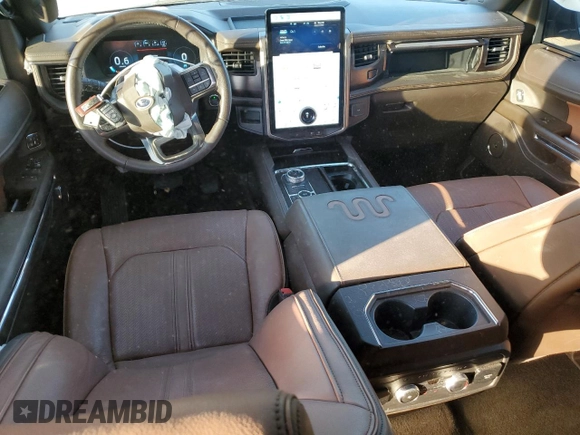 2022 Ford Expedition King Ranch with VIN 1FMJU1PT3NEA15385, listed as a Copart auction lot 77123224 with 28,613 mi miles and Salvage Title. Bid and sale history available at carsss.com. Image 8.