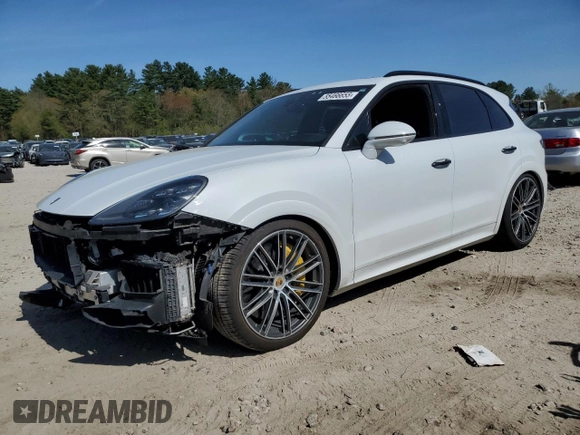 2019 Porsche Cayenne Turbo with VIN WP1AF2AY6KDA80773, listed as a Copart auction lot 55466655 with 146,919 mi miles and Salvage title. Bid and sale history available at DreamBid. Image 1.