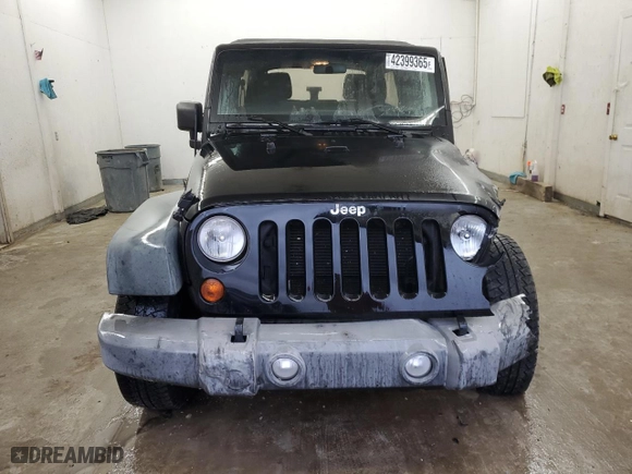 2012 Jeep Wrangler Unlimited Sport with VIN 1C4BJWDG3CL141826, listed as a Copart auction lot 42399365 with 170,022 mi miles and Salvage Title. Bid and sale history available at carsss.com. Image 5.