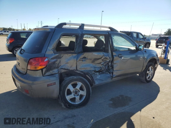 2003 Mitsubishi Outlander LS with VIN JA4LZ31G53U051694, listed as a Copart auction lot 79467594 with 0 mi miles and Salvage Title. Bid and sale history available at carsss.com. Image 3.