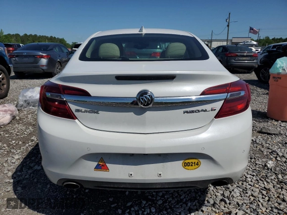 2017 Buick Regal Premium II with VIN 2G4GR5GX9H9127380, listed as a Copart auction lot 52351905 with 132,678 mi miles and Salvage Title. Bid and sale history available at carsss.com. Image 6.