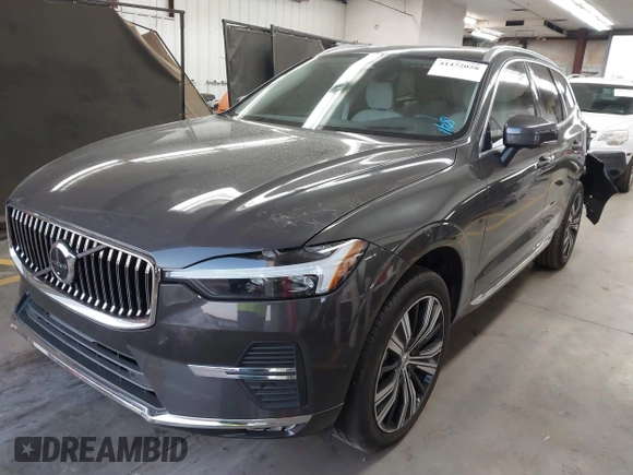 2022 Volvo XC60 Inscription with VIN YV4L12DL3N1002494, listed as a IAAI auction lot 41472028 with 11,061 mi miles and . Bid and sale history available at DreamBid. Image 2.