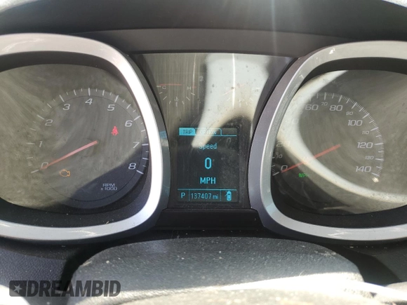 2017 Chevrolet Equinox LS with VIN 2GNALBEKXH1544983, listed as a Copart auction lot 53752925 with 137,407 mi miles and Clean Title. Bid and sale history available at carsss.com. Image 9.