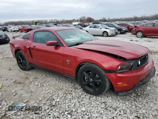 2010 Ford Mustang GT with VIN 1ZVBP8CH1A5124090, listed as a Copart auction lot 81806634 with 69,133 mi miles and Salvage title. Bid and sale history available at DreamBid. Image 4.