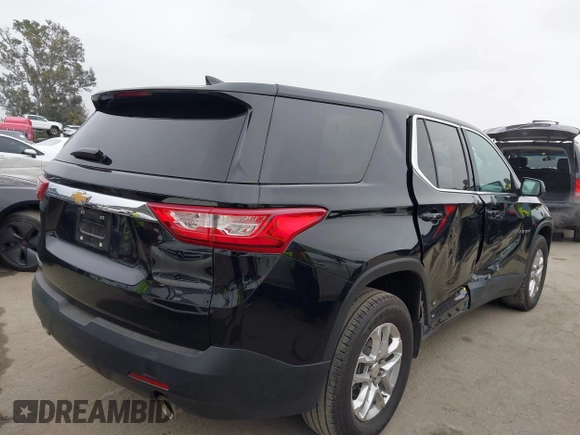2021 Chevrolet Traverse LS with VIN 1GNERFKW1MJ264769, listed as a IAAI auction lot 42100515 with 55,971 mi miles and . Bid and sale history available at DreamBid. Image 4.