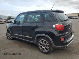 2014 FIAT 500L Trekking with VIN ZFBCFADH5EZ015259, listed as a Copart auction lot 86390284 with 83,607 mi miles and Salvage Title. Bid and sale history available at DreamBid. Image 2.