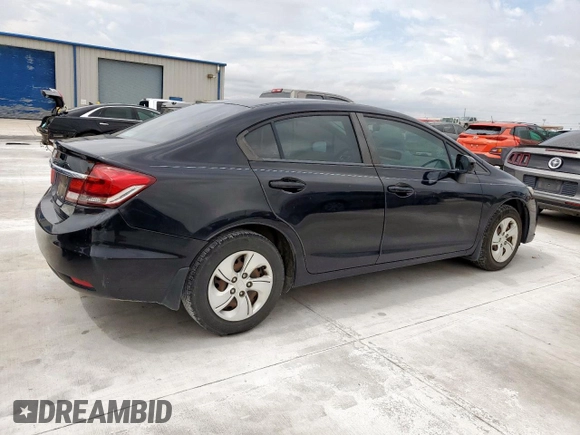 2014 Honda Civic LX z VIN 19XFB2F57EE029853, wystawiony jako Copart lot #58571555 z przebiegiem 138 115 mil mil oraz Czysty tytuł • Clean title. Historia ofert i sprzedaży dostępna na DreamBid. Obrazek 3.