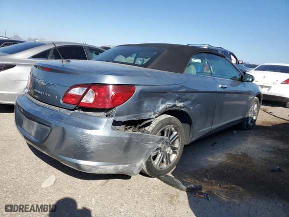 2008 Chrysler Sebring Limited with VIN 1C3LC65MX8N635006, listed as a Copart auction lot 73056414 with 129,443 mi miles and Salvage Title. Bid and sale history available at carsss.com. Image 3.