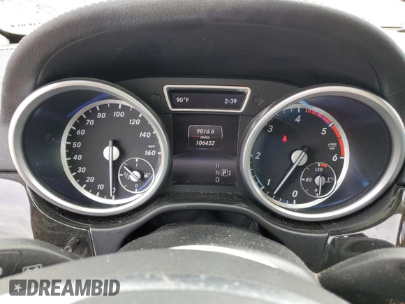 2015 Mercedes-Benz GL-Class GL 350 BlueTEC with VIN 4JGDF2EE6FA552181, listed as a Copart auction lot 51535704 with 106,452 mi miles. Bid and sale history available at carsss.com. Image 9.