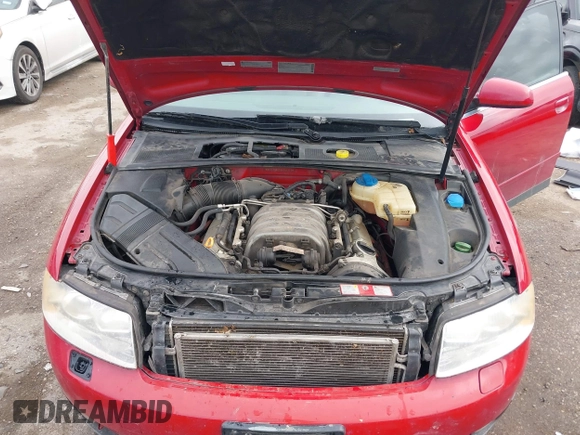 2003 Audi A4 3.0L with VIN WAULT68E23A254280, listed as a IAAI auction lot 42492694 with Not provided miles and . Bid and sale history available at DreamBid. Image 10.