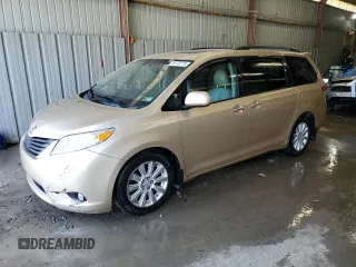 2011 Toyota Sienna XLE with VIN 5TDDK3DC7BS009764, listed as a Copart auction lot 59179775 with 197,145 mi miles and Salvage title. Bid and sale history available at DreamBid. Image 1.