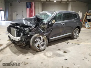 2022 Hyundai Santa Fe SEL with VIN 5NMS6DAJ7NH404992, listed as a Copart auction lot 48791045 with 0 mi miles and Salvage Title. Bid and sale history available at carsss.com. Image 1.
