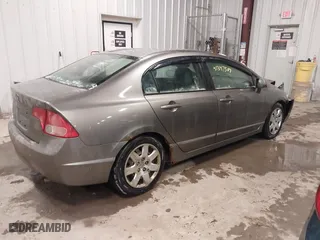 2007 Honda Civic Sdn LX with VIN 2HGFA165X7H311345, listed as a IAAI auction lot 41347507 with 109,411 mi miles. Bid and sale history available at carsss.com. Image 4.