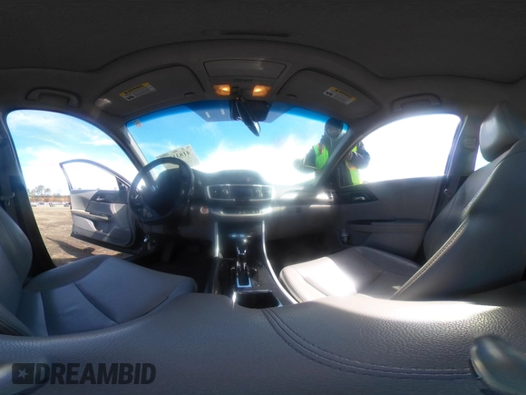 2013 Honda Accord EX-L with VIN 1HGCR2F85DA023495, listed as a IAAI auction lot 41831515 with 67,619 mi miles and . Bid and sale history available at DreamBid. Image 18.
