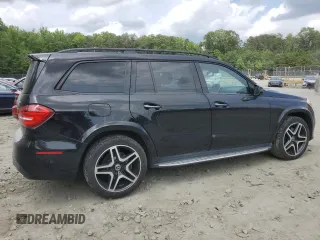 2019 Mercedes-Benz GLS 550 with VIN 4JGDF7DE2KB223383, listed as a Copart auction lot 59771305 with 66,193 mi miles and Salvage title. Bid and sale history available at DreamBid. Image 3.