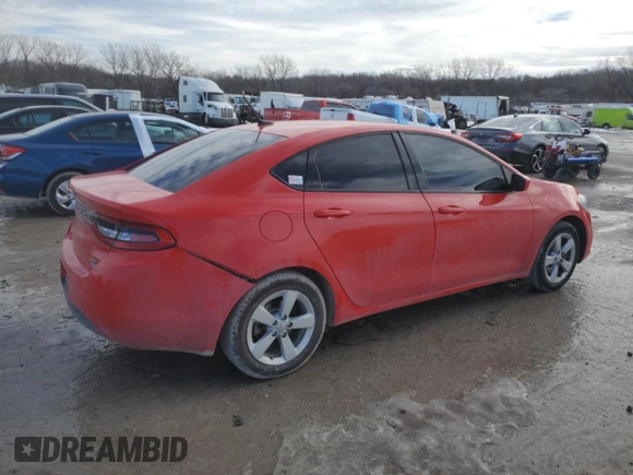 2016 Dodge Dart SXT with VIN 1C3CDFBA0GD609770, listed as a Copart auction lot 89378545 with 206,272 mi miles and Salvage Title. Bid and sale history available at carsss.com. Image 3.
