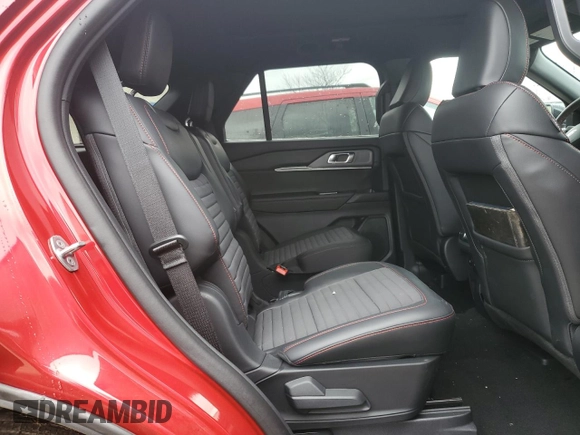 2025 Ford Explorer ST-Line with VIN 1FMUK8KH5SGA70631, listed as a Copart auction lot 46461765 with 2,129 mi miles and Salvage Title. Bid and sale history available at carsss.com. Image 12.