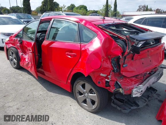 2015 Toyota Prius Four with VIN JTDKN3DU9F0400107, listed as a IAAI auction lot 42068273 with 100,915 mi miles. Bid and sale history available at carsss.com. Image 3.