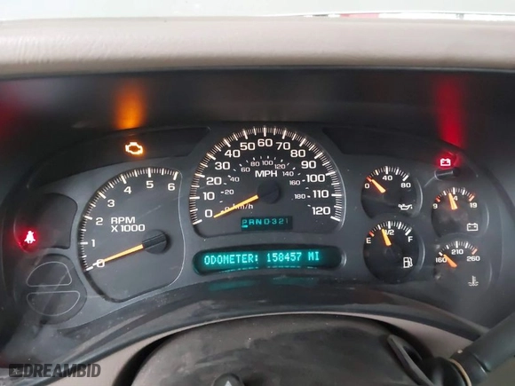2003 GMC Sierra 1500 SLT with VIN 1GTEC19TX3Z212534, listed as a IAAI auction lot 41591390 with 158,457 mi miles. Bid and sale history available at carsss.com. Image 7.