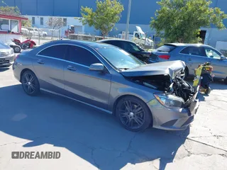 2015 Mercedes-Benz CLA 250 with VIN WDDSJ4EB8FN263877, listed as a IAAI auction lot 41870012 with 82,369 mi miles and . Bid and sale history available at DreamBid. Image 1.