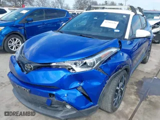 2019 Toyota C-HR XLE with VIN NMTKHMBX8KR079399, listed as a IAAI auction lot 41701134 with 71,892 mi miles. Bid and sale history available at carsss.com. Image 2.
