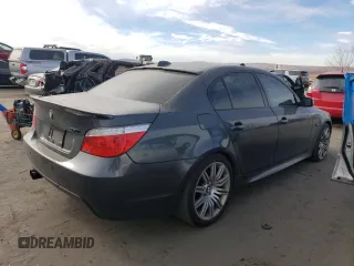 2009 BMW 5 Series 550i with VIN WBANW53589CT55595, listed as a Copart auction lot 87443714 with 148,373 mi miles and Salvage Title. Bid and sale history available at carsss.com. Image 3.
