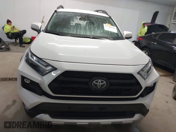 2023 Toyota RAV4 Adventure with VIN 2T3J1RFV6PW369380, listed as a IAAI auction lot 41708126 with 33,683 mi miles. Bid and sale history available at carsss.com. Image 12.