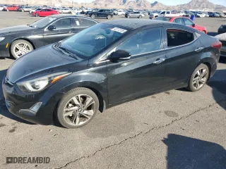 2014 Hyundai Elantra Limited with VIN 5NPDH4AE1EH494956, listed as a Copart auction lot 43172735 with 66,312 mi miles and Salvage Title. Bid and sale history available at carsss.com. Image 1.