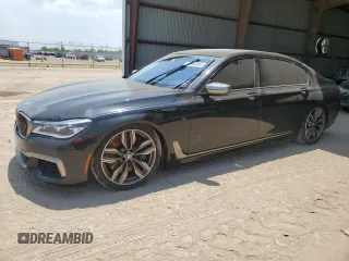 2019 BMW 7 Series M760i xDrive with VIN WBA7H6C50KG615270, listed as a Copart auction lot 59960854 with 42,172 mi miles and Salvage Title. Bid and sale history available at carsss.com. Image 1.