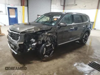 2024 Kia Telluride S с VIN 5XYP6DGC7RG472644, выставлен на аукционе Copart как лот 52509525 с пробегом Не указан миль и Списание • Salvage title. История ставок и продаж доступна на DreamBid. Изображение 1.